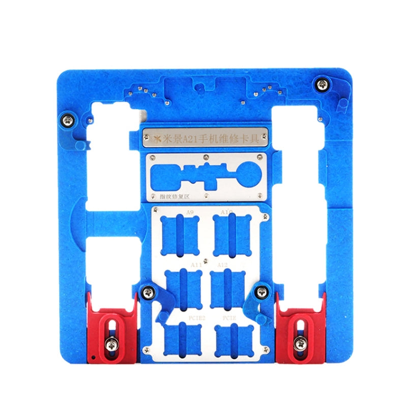 A21+ 12 in 1 Chip Fixture Repair Board PCB Holder For IPhone XR / 8 / 6 / 6S / 6S Plus / 5S / 5C
