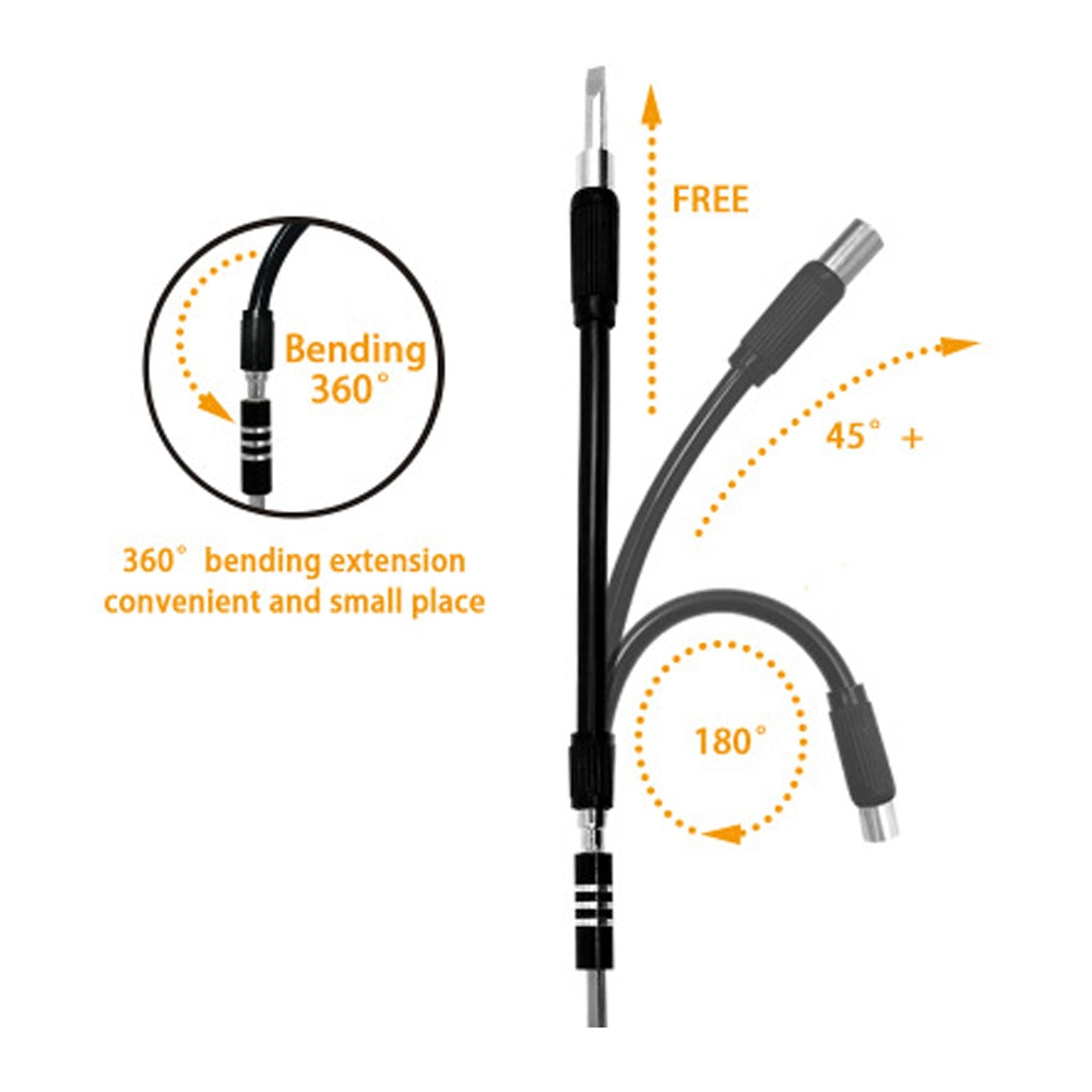 9802B 52 in 1 Aluminum Alloy Handle Hardware Tool Screwdriver Set Home Precision Screwdriver Mobile Phone Disassembly Tool Orange Box