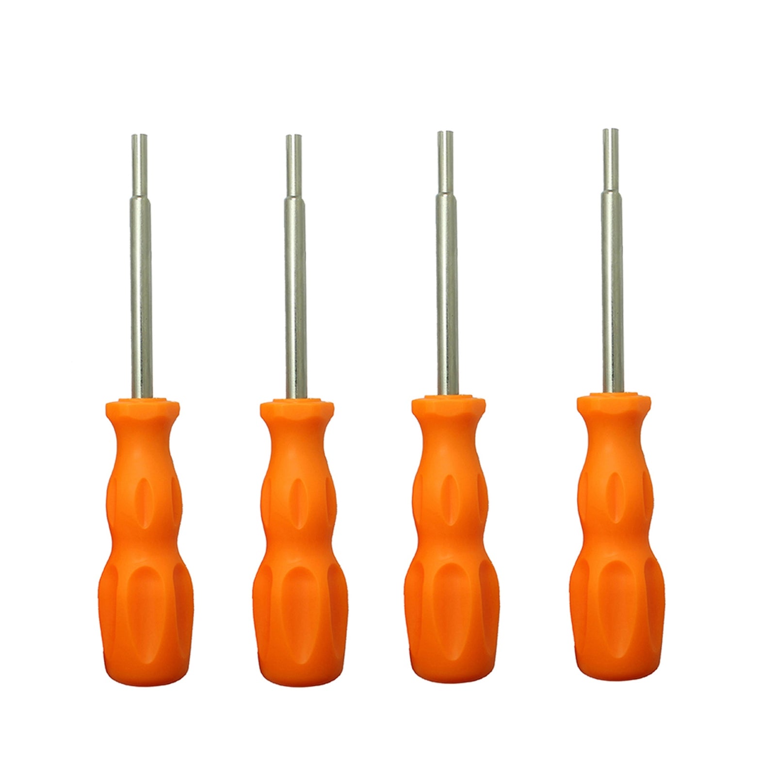 4 PCS Disassembly Tool Screwdriver Sleeve Applicable For Nintendo N64 / SFC / GB / NES / NGC Orange Yellow 3.8mm