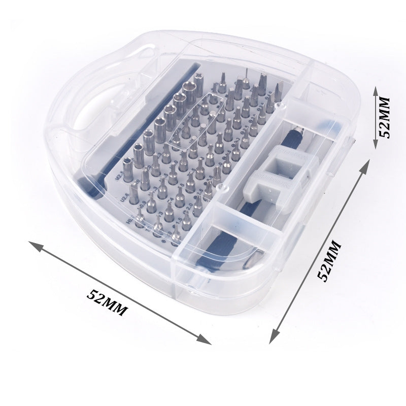 58 in 1 Chrome Vanadium Steel Mobile Phone Repair And Disassembly Tool Screwdriver Set