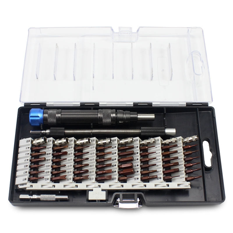 60 In 1 Screwdriver Set Combination Upgraded Mobile Phone Computer Repair Disassembly Tool  Black