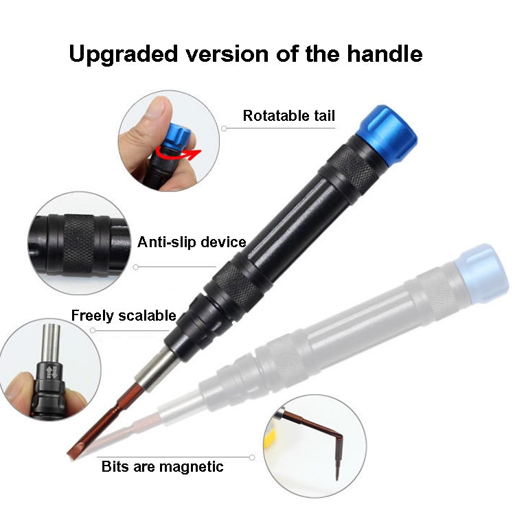 60 In 1 Screwdriver Set Combination Upgraded Mobile Phone Computer Repair Disassembly Tool  Black
