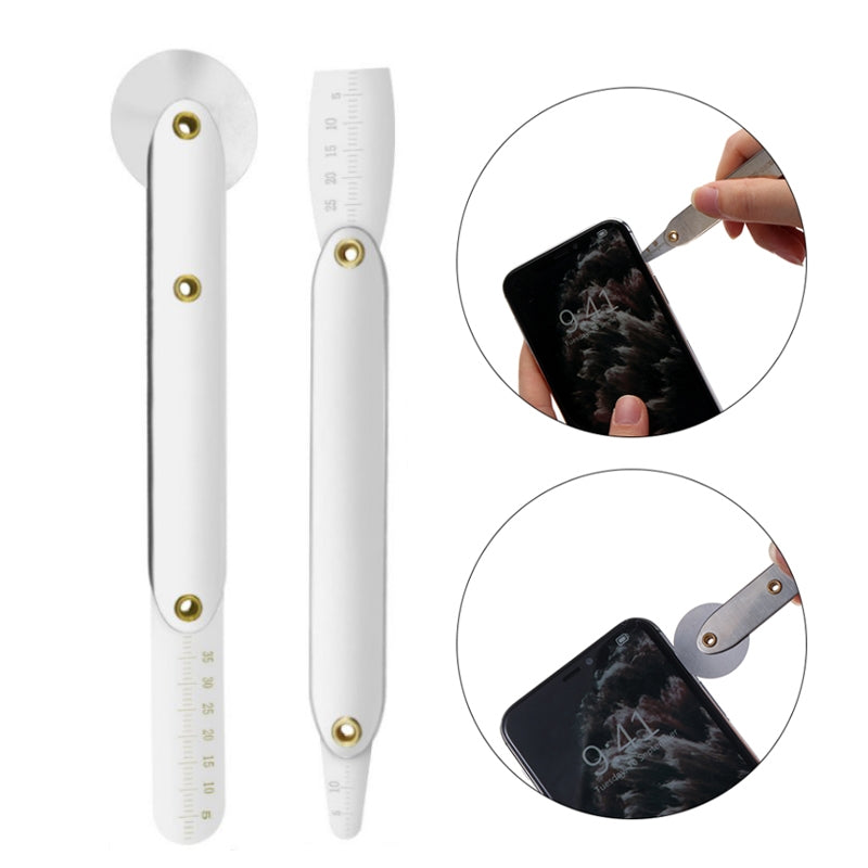 2 In 1 Roller Type Screen Removal Tool Tablet Phone Notebook Screen Separation Cutting Steel Blade