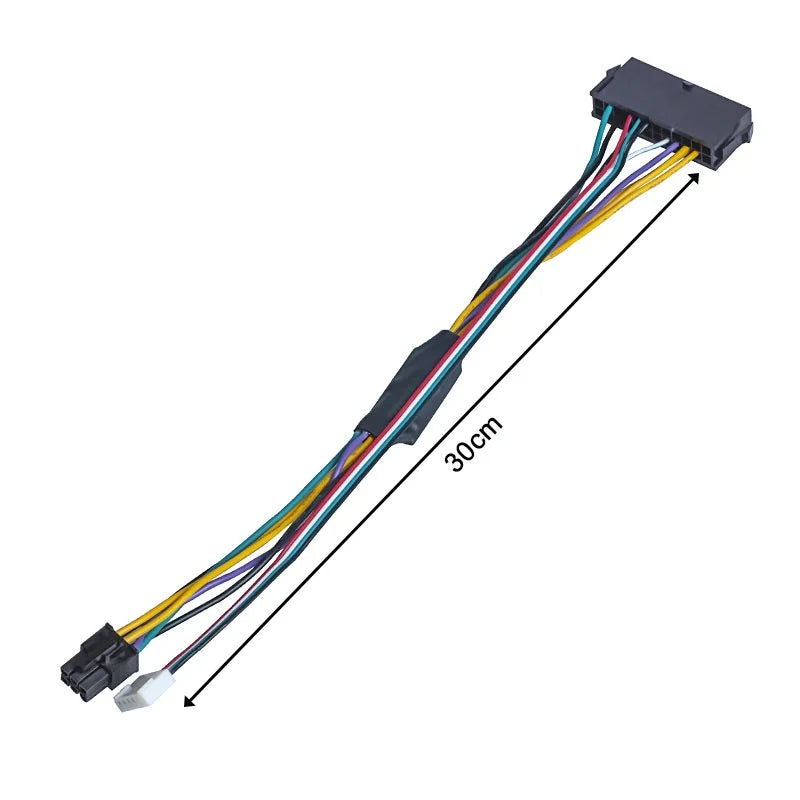For HP Z230 Z220 SFF Motherboard 24P To 6P ATX PSU Power Cable 30cm