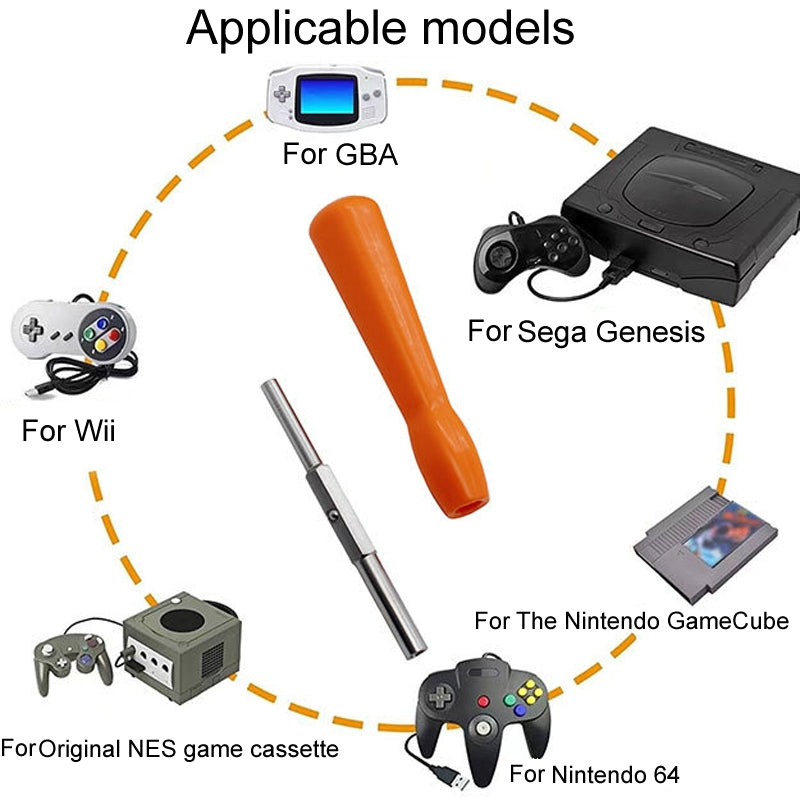 3.8mm/4.5mm 2 In 1 For GBA/NGC/N64/SFC/Wii Game Console Disassembly Tool Screwdriver Socket