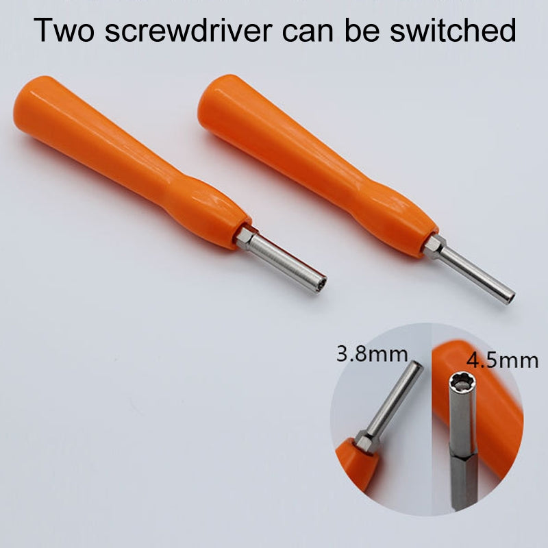 3.8mm/4.5mm 2 In 1 For GBA/NGC/N64/SFC/Wii Game Console Disassembly Tool Screwdriver Socket