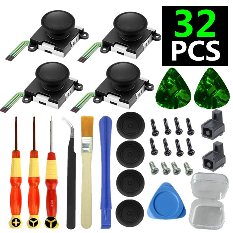 32 In 1 Kit For Nintendo Switch Joycon Joystick Thumb Stick Repair Tool