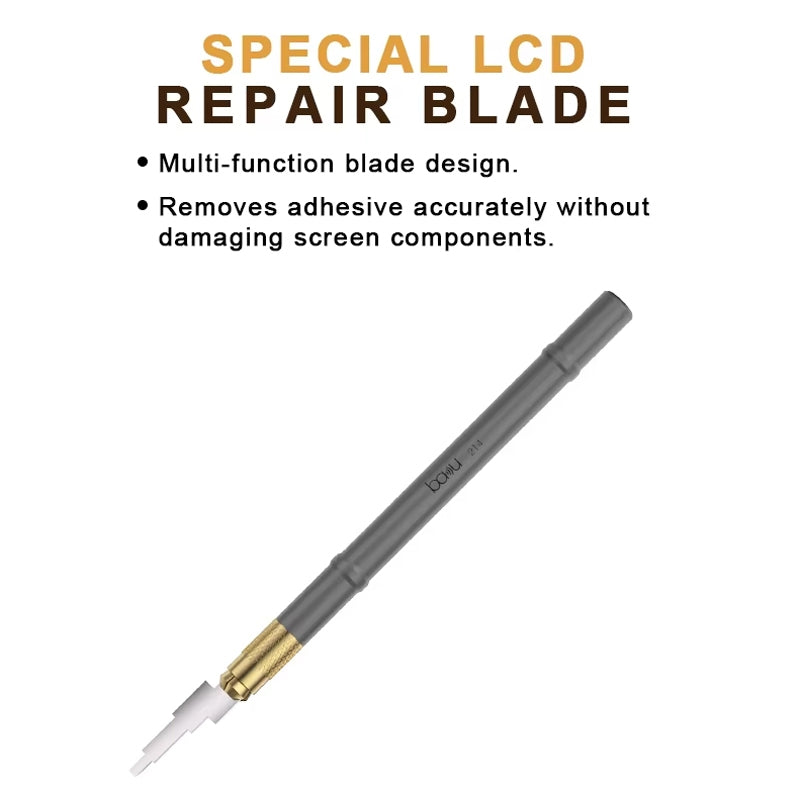 BA-214 Multi-Function LCD Repair Scraper 0.2mm Thickness Screen CPU Glue Remover Tool