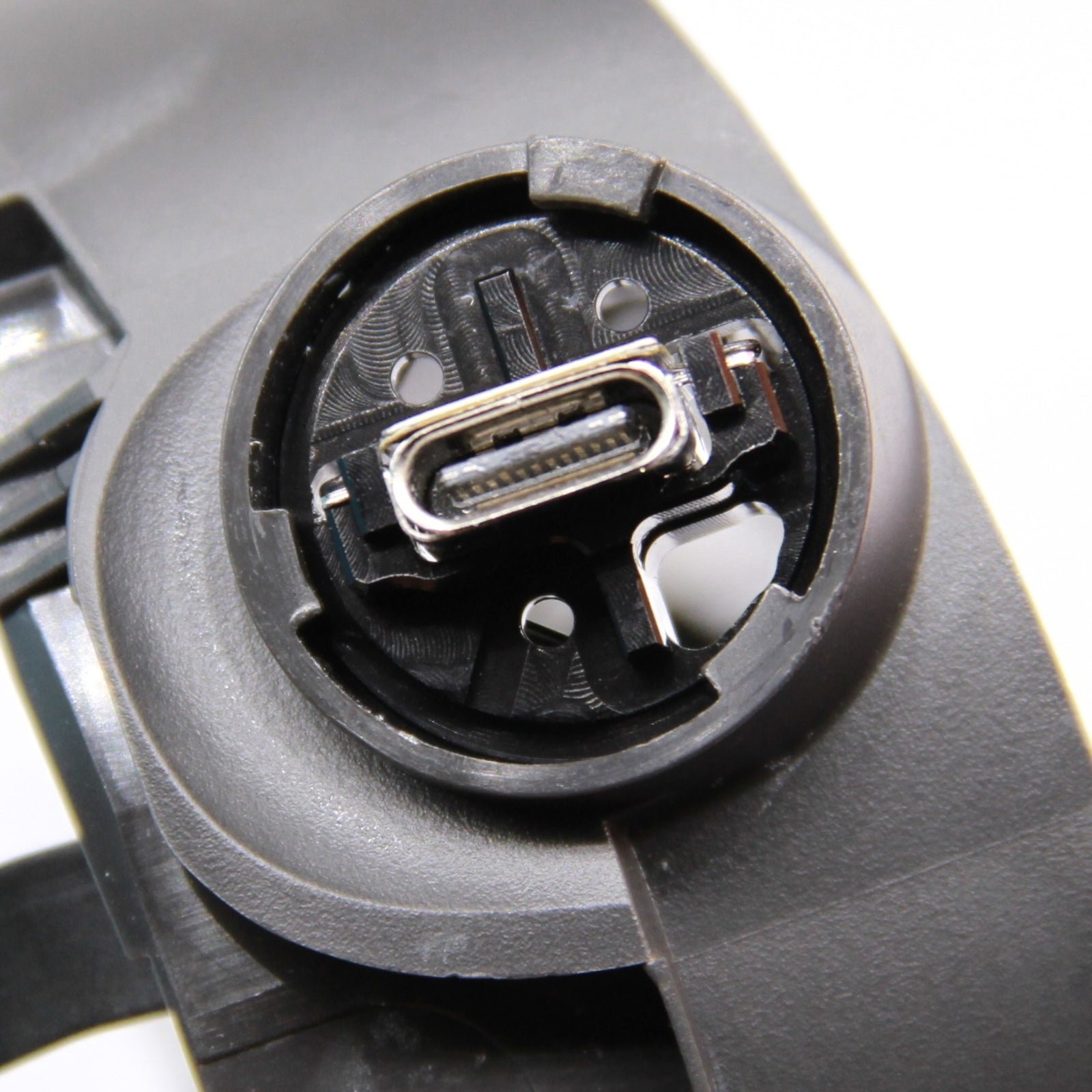 For Meta Quest 3 VR Headset Power Tail Plug Interface Fixing Buckle Metal Material