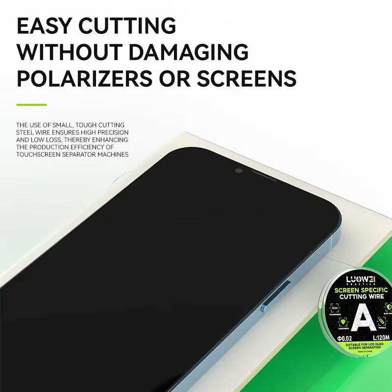 120M Cell Phone LCD Screen Separation Line High Hardness Cutting Diamond Wire, Spec: A 0.02mm