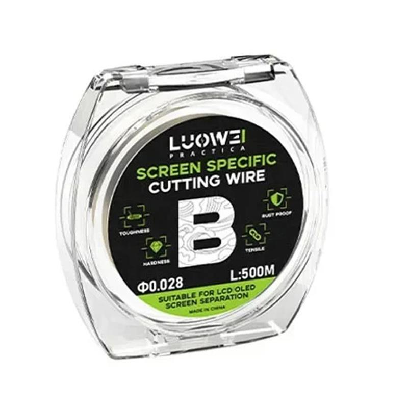 500M Steel Wire Cell Phone Screen Separation Wire Cutting Wire, Spec: B 0.028mm