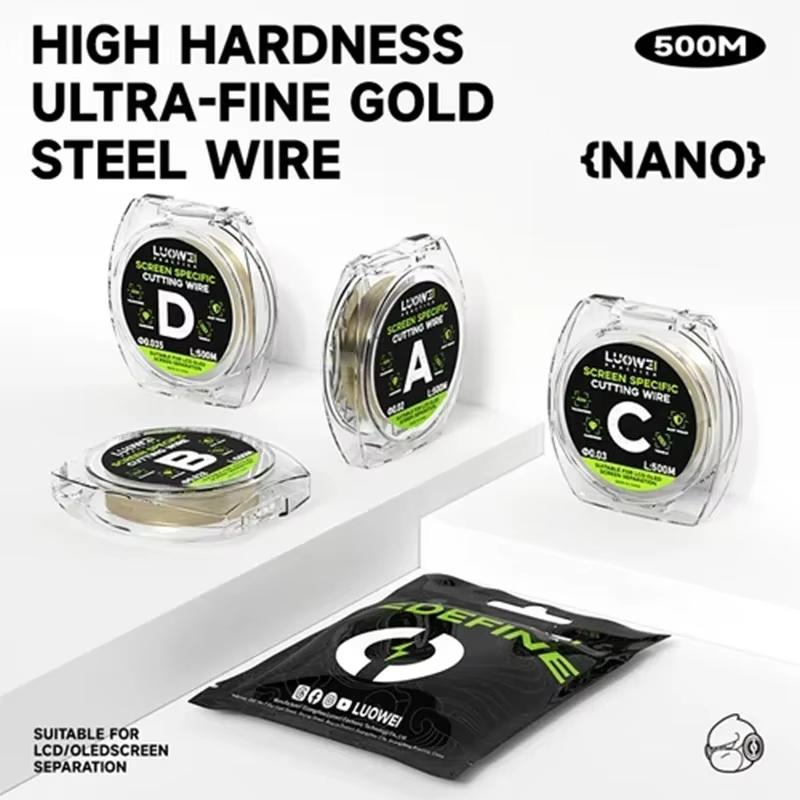 500M Steel Wire Cell Phone Screen Separation Wire Cutting Wire, Spec: D 0.035mm