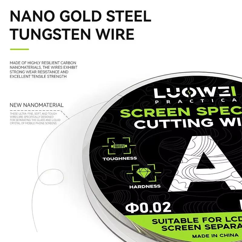 500M Steel Wire Cell Phone Screen Separation Wire Cutting Wire, Spec: D 0.035mm