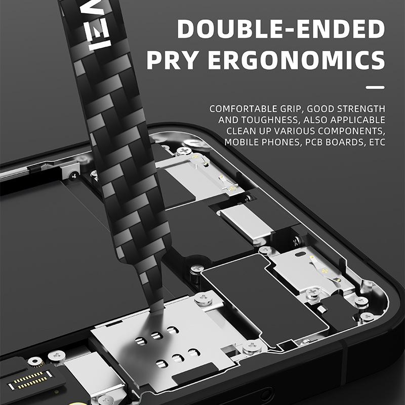 3pcs /Set Carbon Fiber Plastic Pry Stick Anti-static Multi-purpose Disassembly Bar