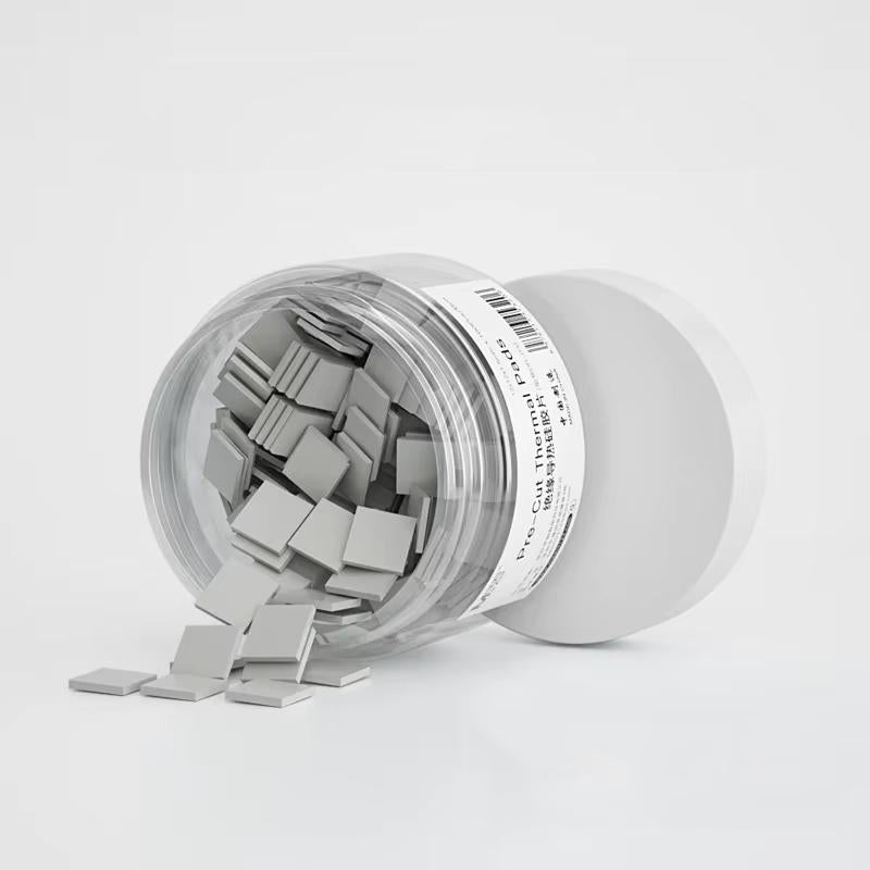 DR-03 100pcs /Box Insulating Thermal Conductive Silicone Spacer CPU Thermal Spacer Gray