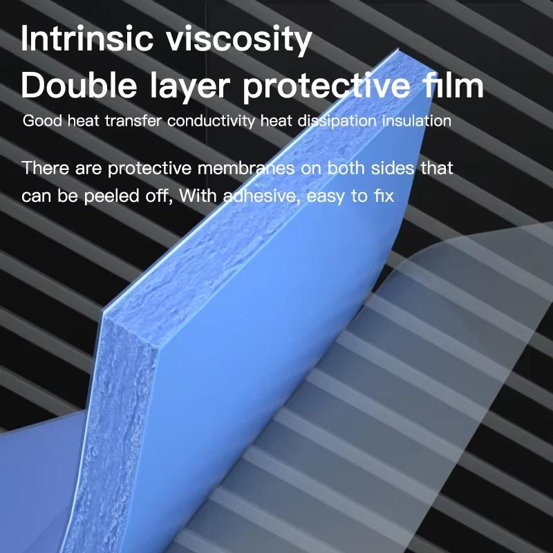 DR-03 100pcs /Box Insulating Thermal Conductive Silicone Spacer CPU Thermal Spacer Gray