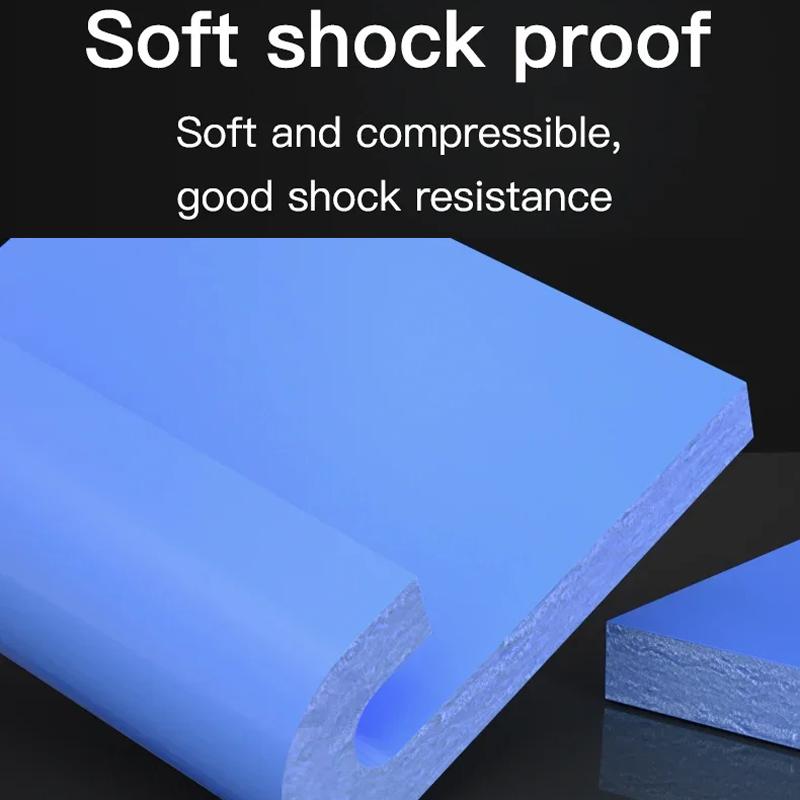 DR-03 100pcs /Box Insulating Thermal Conductive Silicone Spacer CPU Thermal Spacer Blue