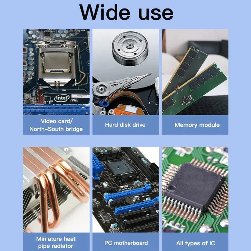 DR-03 100pcs /Box Insulating Thermal Conductive Silicone Spacer CPU Thermal Spacer Gray