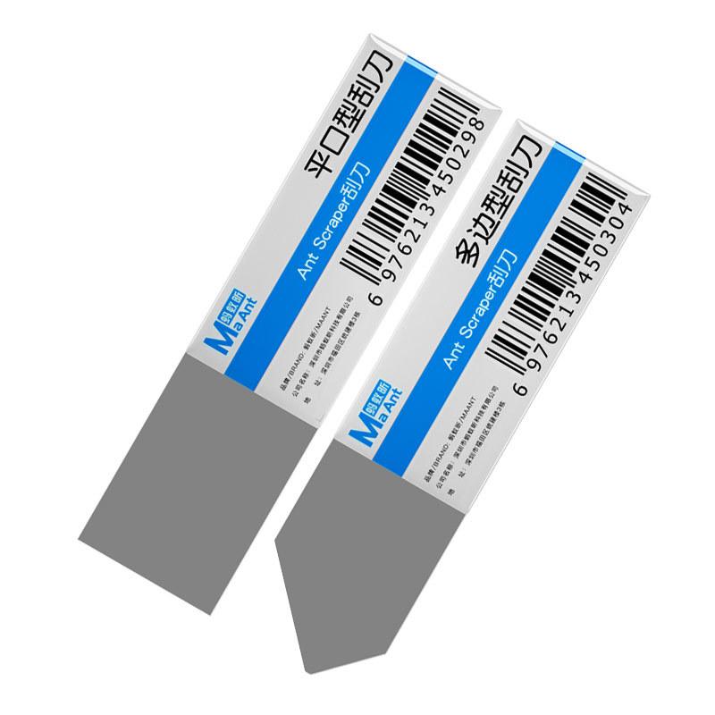 Flat Solder Paste Scraper Tin Paste Remover Blade Stainless Steel Scraper Tin Removal Tool