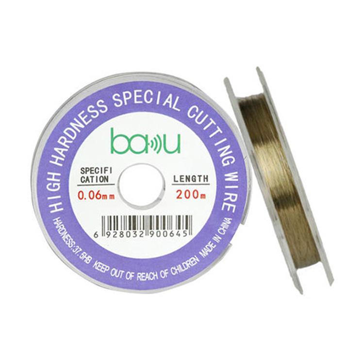 0.06mm 200m/329ft Carbon Steel Screen Separator Cutting Wire for Smartphone & Tablet LCD Screen Repair