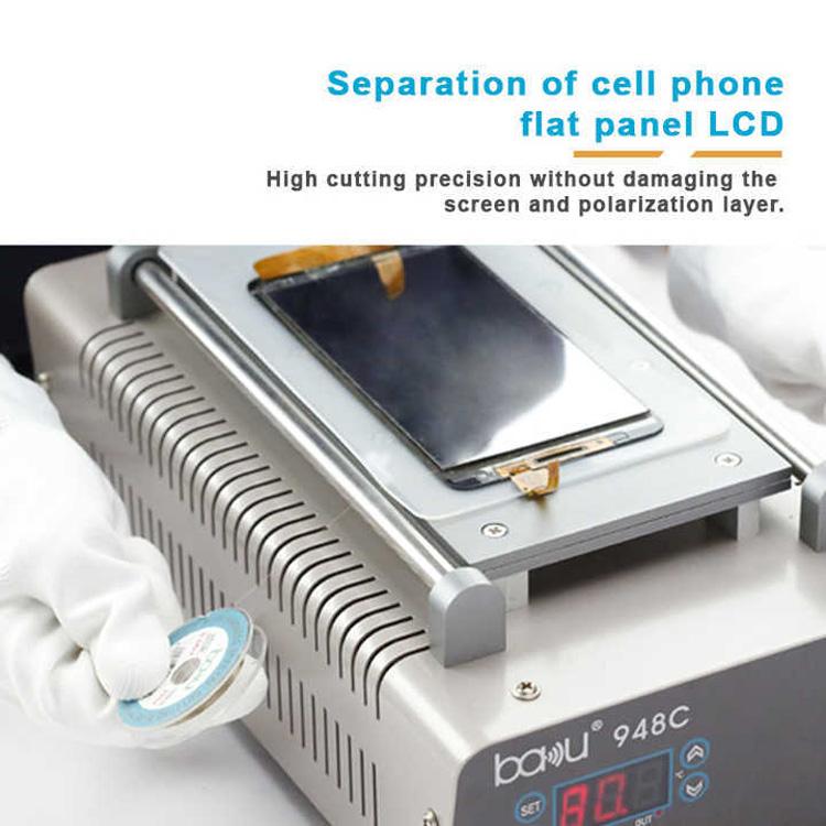 0.05mm 200m/329ft Carbon Steel Screen Separator Cutting Wire for Smartphone & Tablet LCD Screen Repair