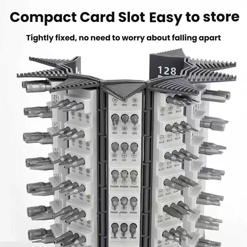 128-In-1 Precision Screwdriver Set With Roll-Up Case Magnetic Repair Tool Kit