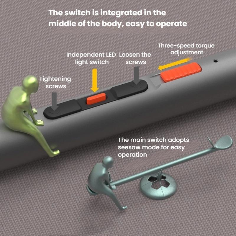 CS0802A 42pcs Mini Electric Rechargeable Screwdriver Set