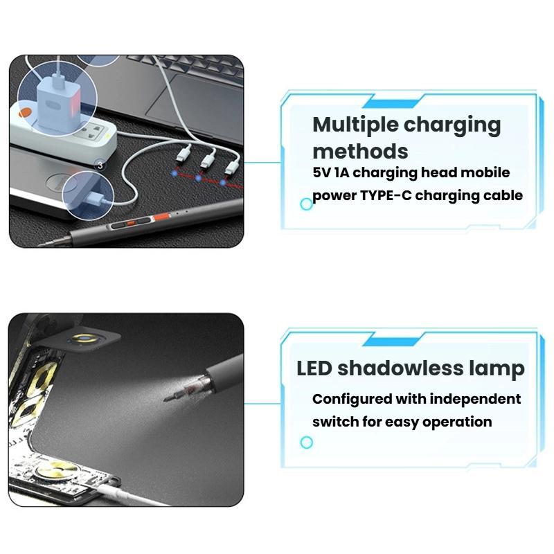 CS0706A Rechargeable Electric Precision Screwdriver Set