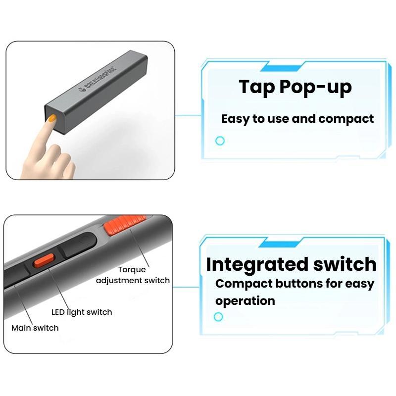 CS0706A Rechargeable Electric Precision Screwdriver Set