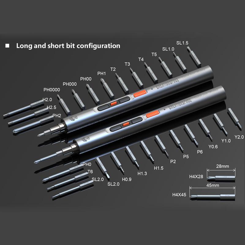 CS0702A 37pcs Mini Electric Screwdriver Set For Mobile Phone Repair