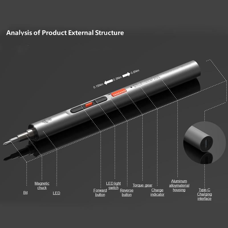 CS0702A 37pcs Mini Electric Screwdriver Set For Mobile Phone Repair