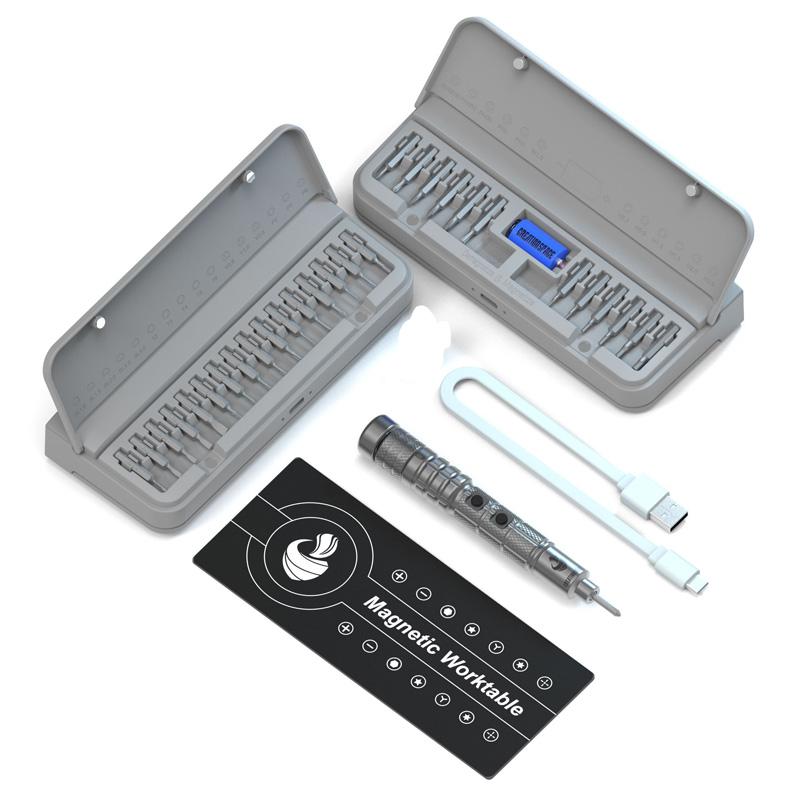 CS0603A 33pcs Small Mini Electric Screwdriver Set