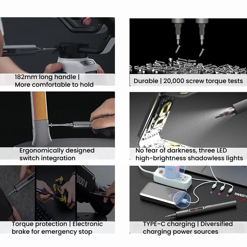 CS0303A 53pcs Mini Electric Screwdriver Set