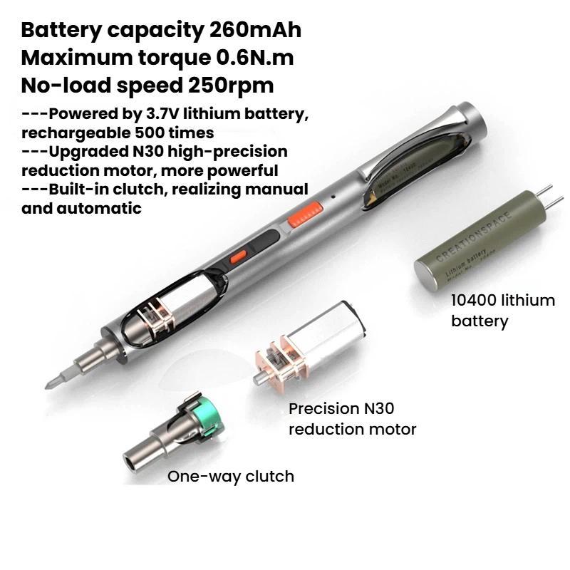 CS0801A 29pcs High-Torque Electric Screwdriver Set For Mobile Phone Repair