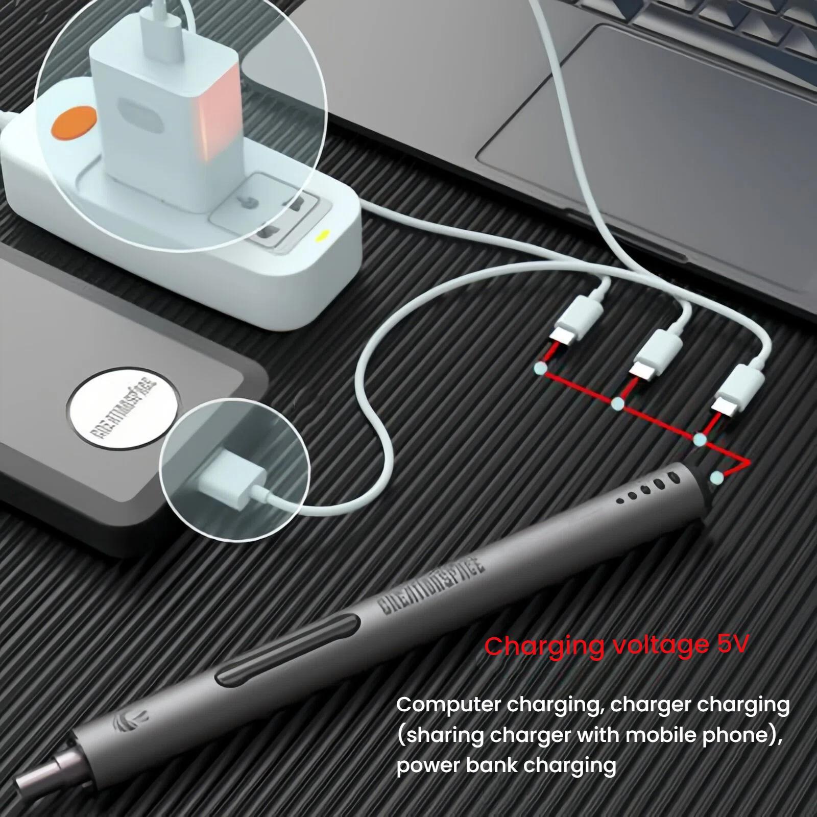 CS0305A 31pcs Mini Rechargeable Electric Screwdriver Set