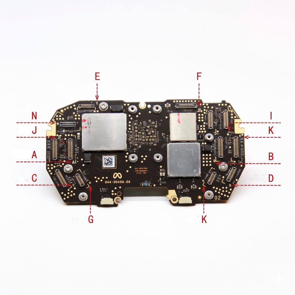 For Meta Quest Pro Internal Motherboard Flex Cable VR Headset Repair, Spec: Code I