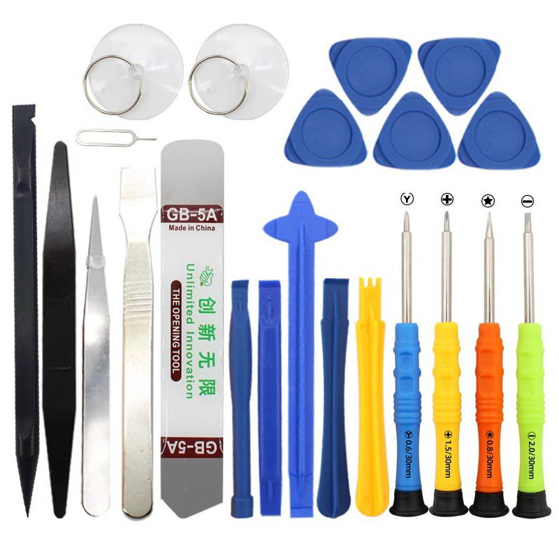 22pcs /Set Mobile Phone/Tablet Repair Disassembly Screwdriver Tool Set A Set