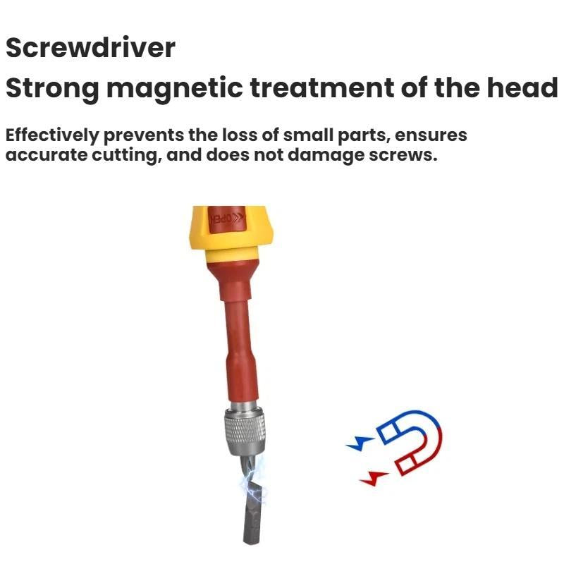 18pcs /Set Multi-Purpose Telescopic Screwdriver Tester Bit Combination M18