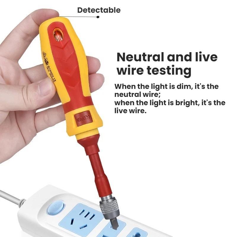 18pcs /Set Multi-Purpose Telescopic Screwdriver Tester Bit Combination M18