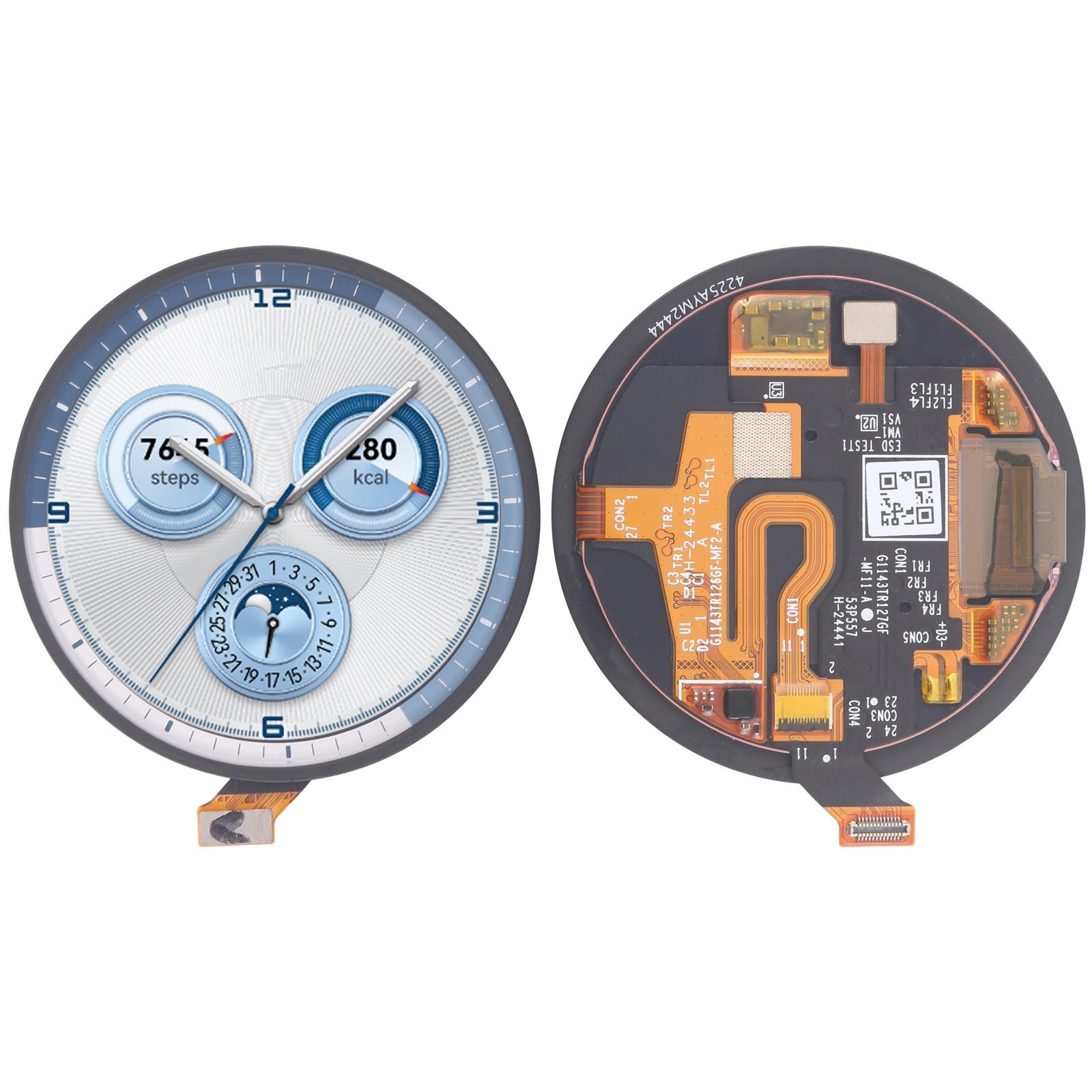 For Huawei Watch GT 5 46mm LCD Screen and Digitizer Full Assembly  Blue