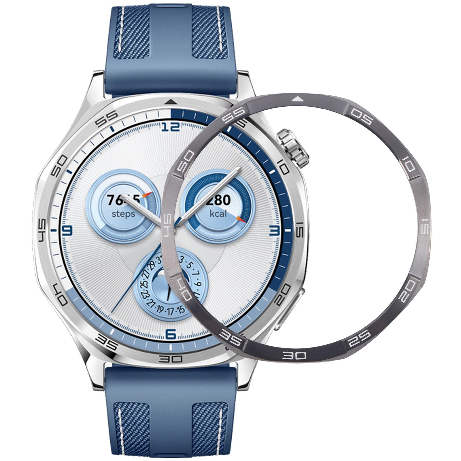 For Huawei Watch GT 5 46mm Time Scale Dial  Black