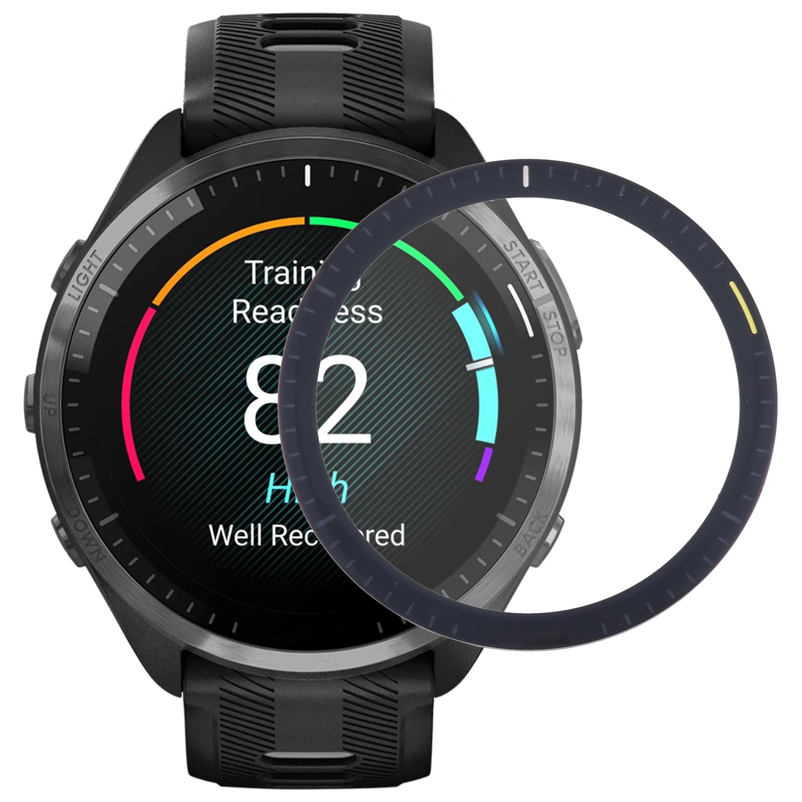 For Garmin Forerunner 965 Front Screen Outer Glass Lens