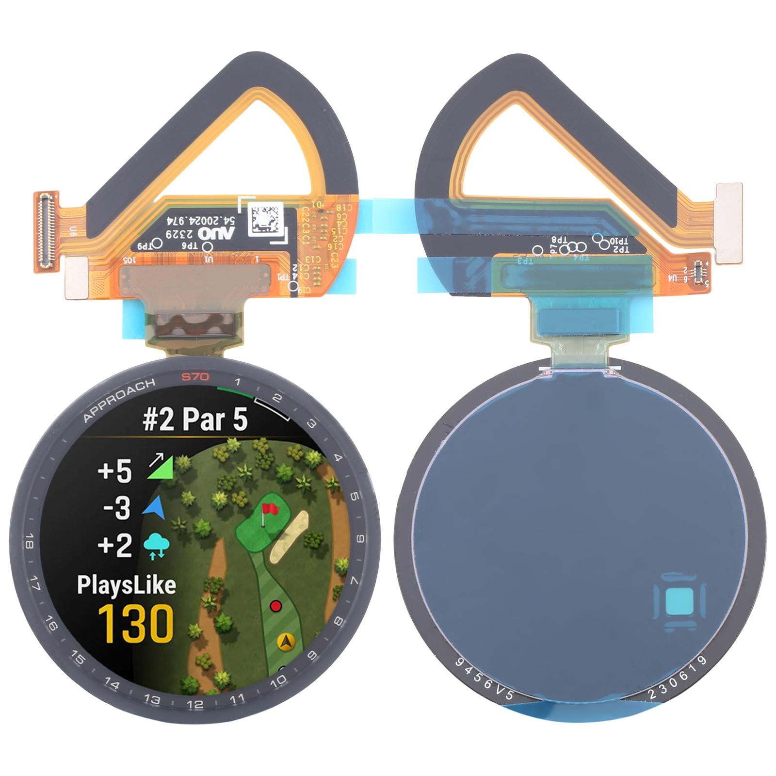 For Garmin Approach S70 47mm LCD Screen with Digitizer Full Assembly