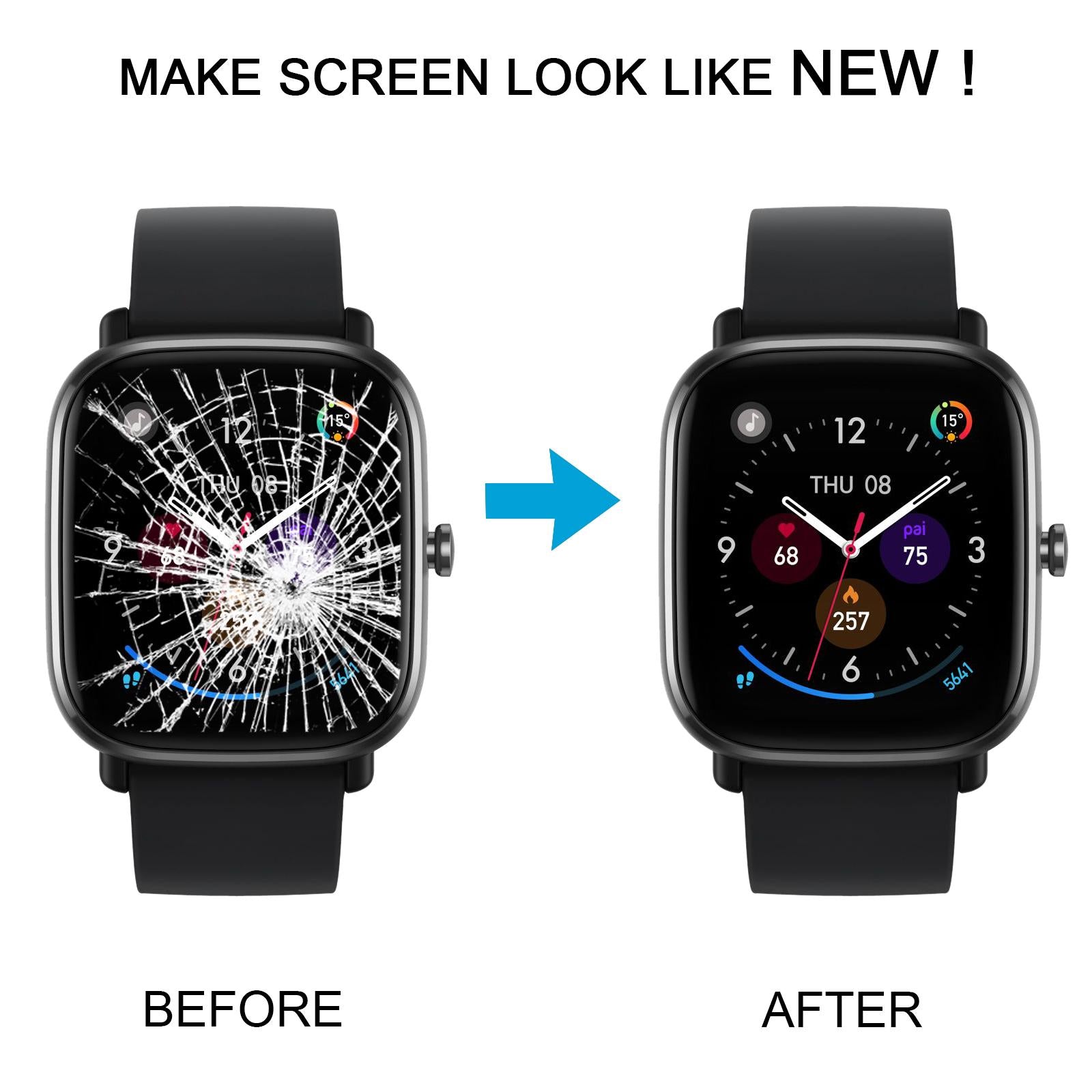 For Amazfit GTS 2 mini Disassembled LCD Screen with Digitizer Full Assembly