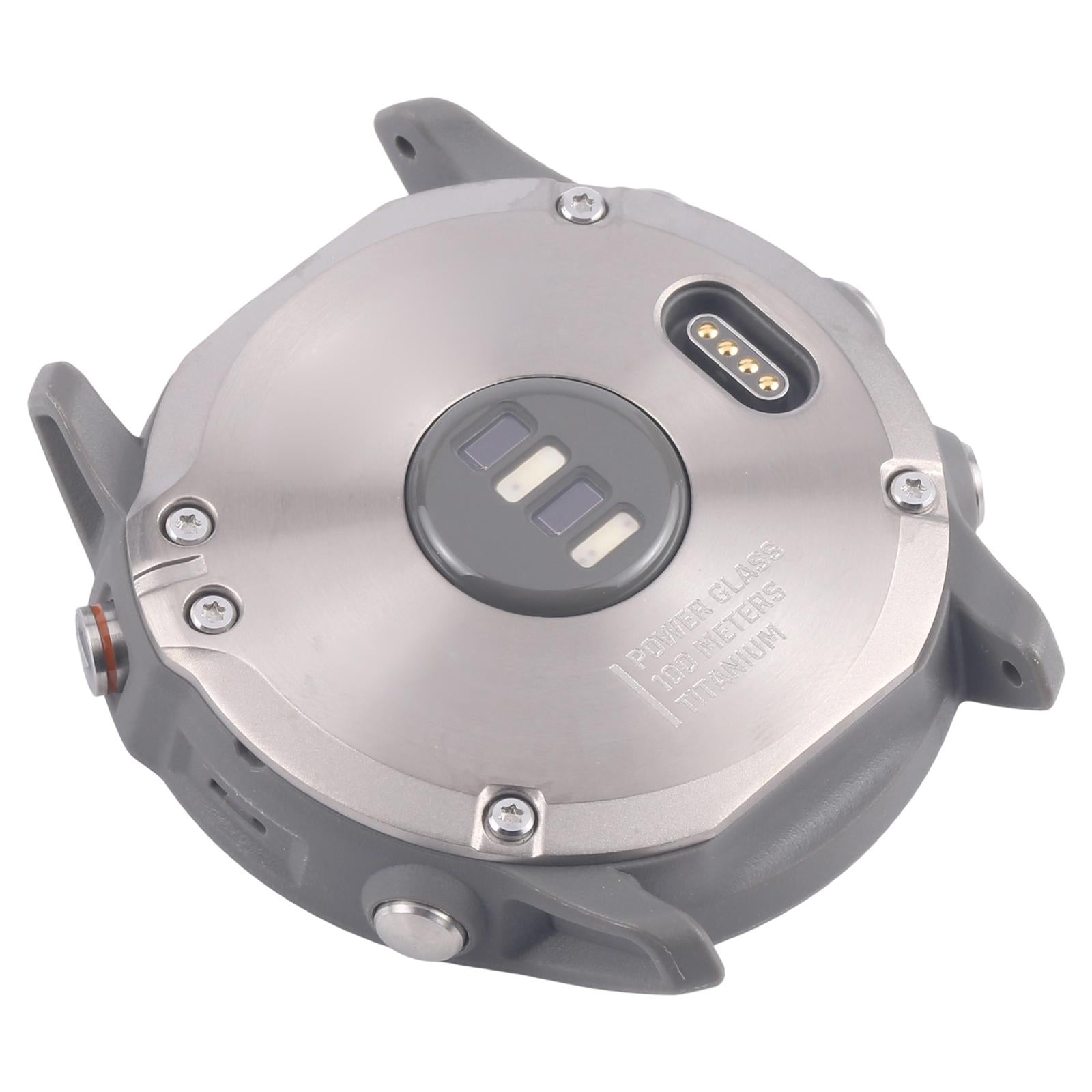 For Garmin Fenix 6x Disassembled Back Cover with Battery Silver