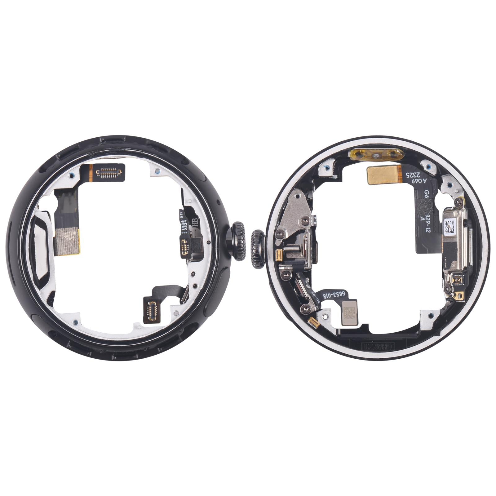 For Google Pixel Watch 2 2023 G4TSL GC3G8 GD2WG Middle Frame Bezel Plate with Crown Spin Axis Flex Cable