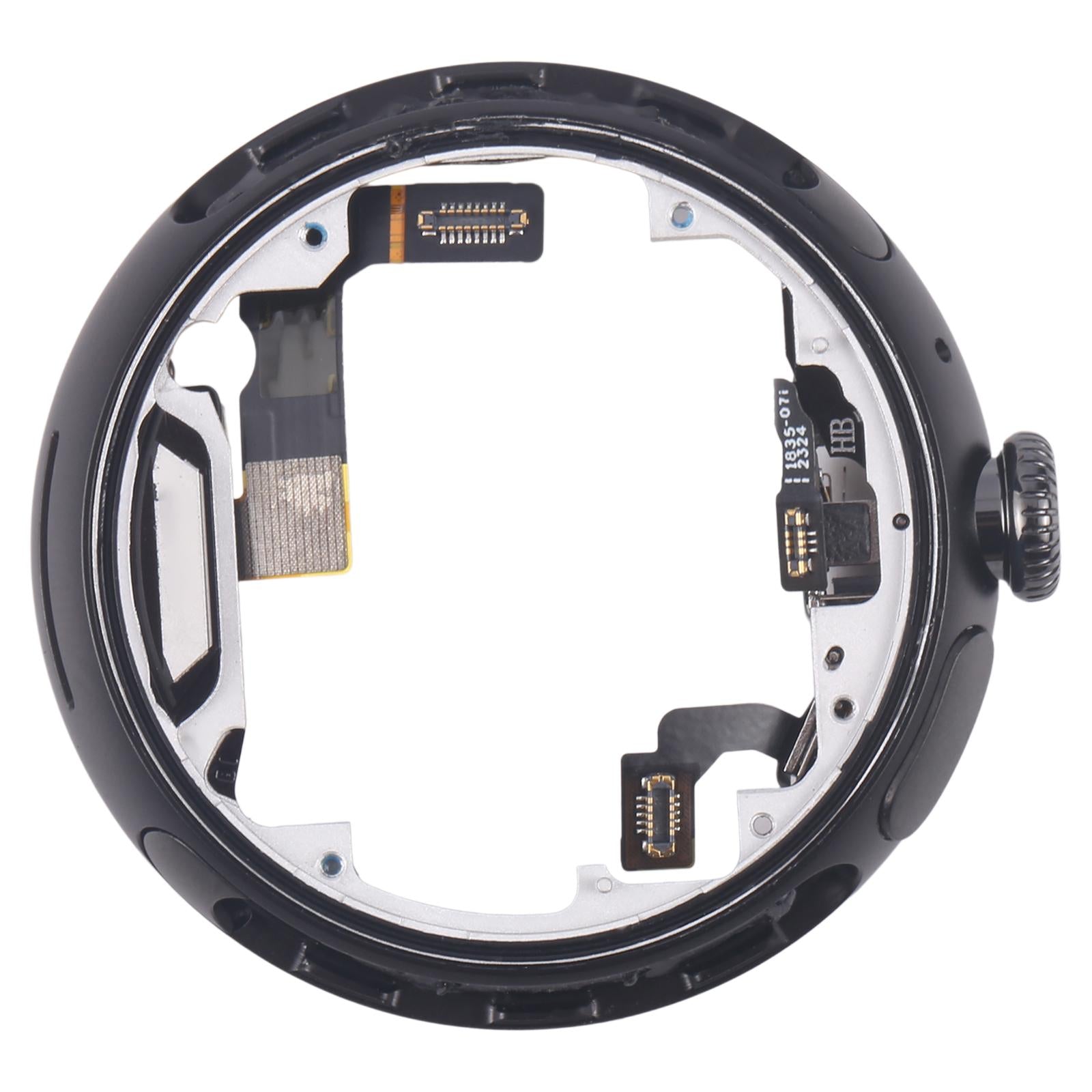 For Google Pixel Watch 2 2023 G4TSL GC3G8 GD2WG Middle Frame Bezel Plate with Crown Spin Axis Flex Cable
