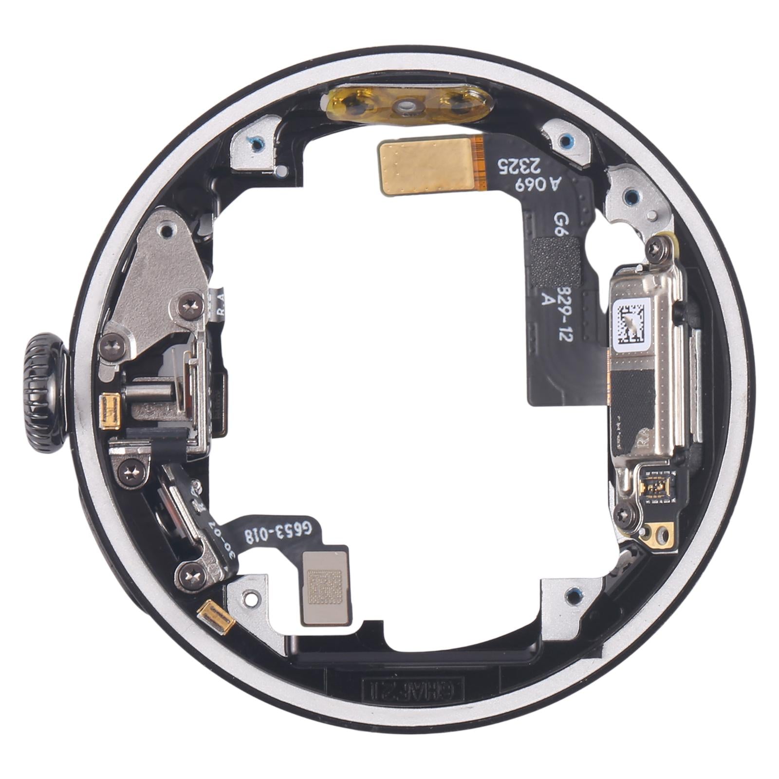 For Google Pixel Watch 2 2023 G4TSL GC3G8 GD2WG Middle Frame Bezel Plate with Crown Spin Axis Flex Cable