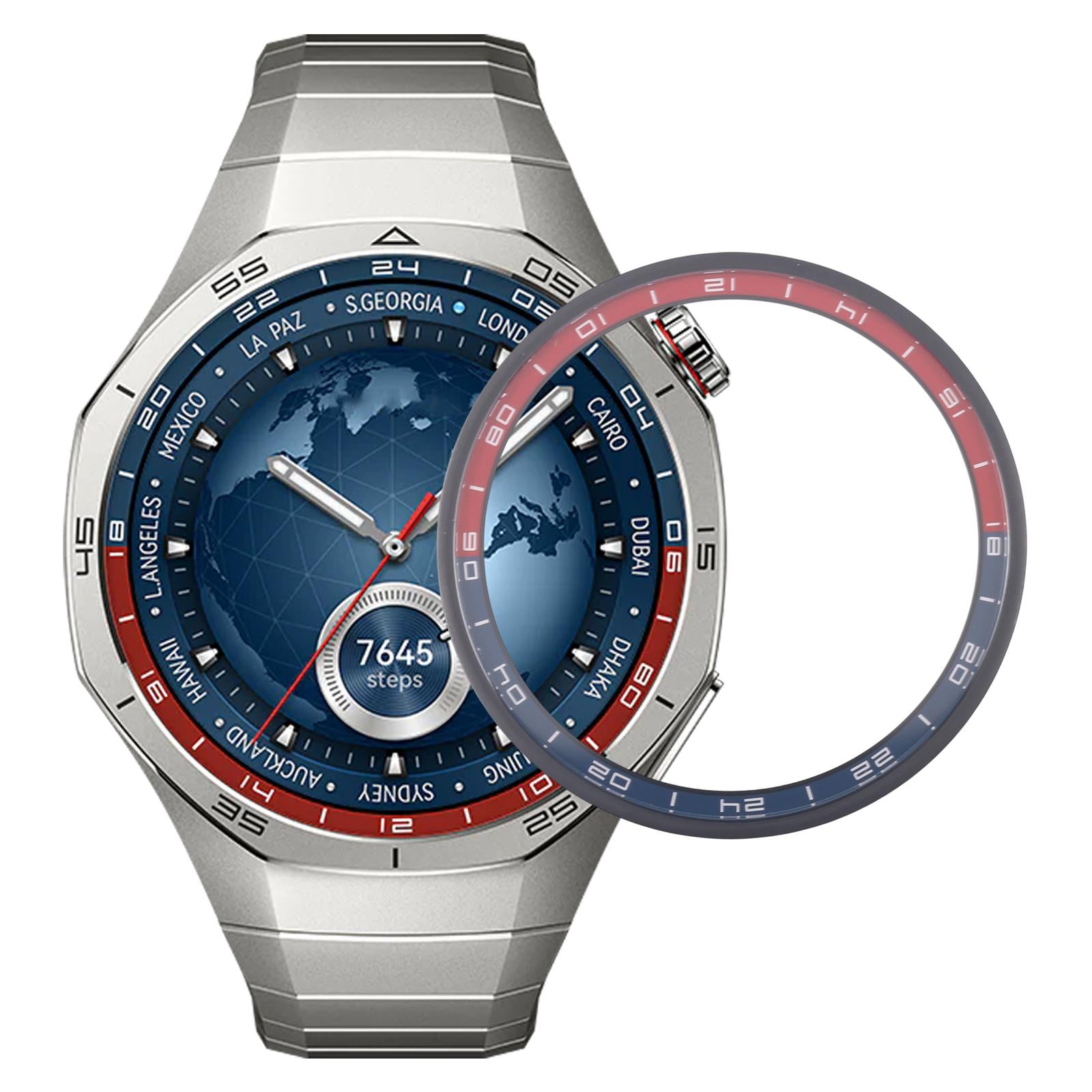 For Huawei Watch GT 5 Pro 46mm Sapphire Material Front Screen Outer Glass Lens  Space Silver