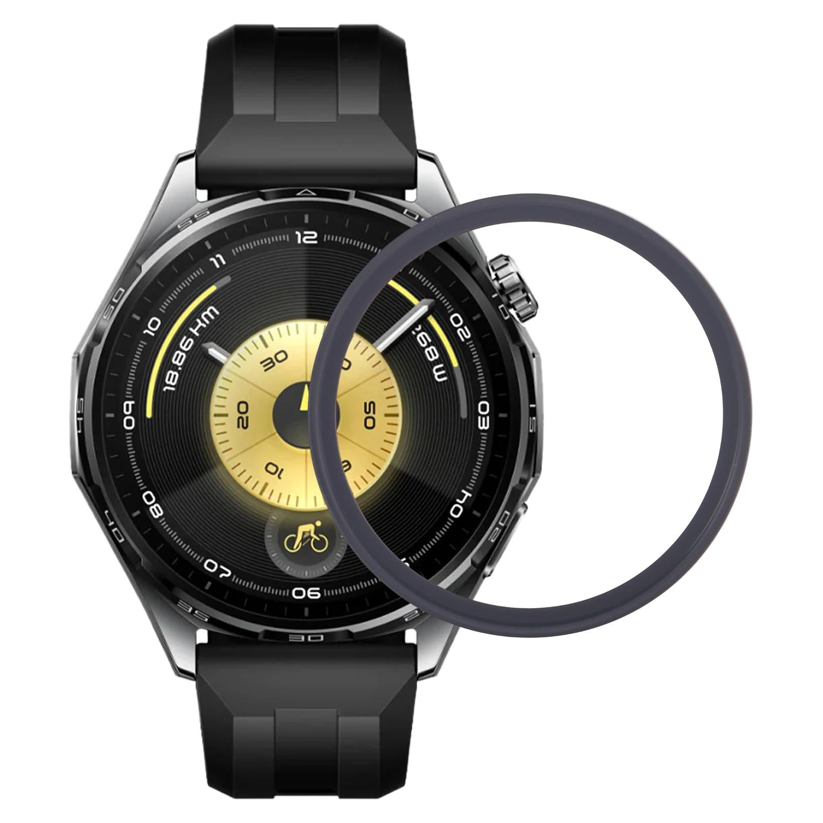For Huawei Watch GT 6 41mm Front Screen Outer Glass Lens  Black